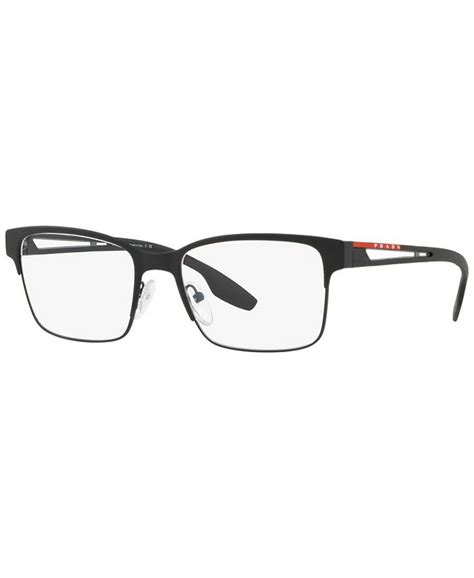 Prada Linea Rossa PS 55IV Unisex Rectangle Eyeglasses 